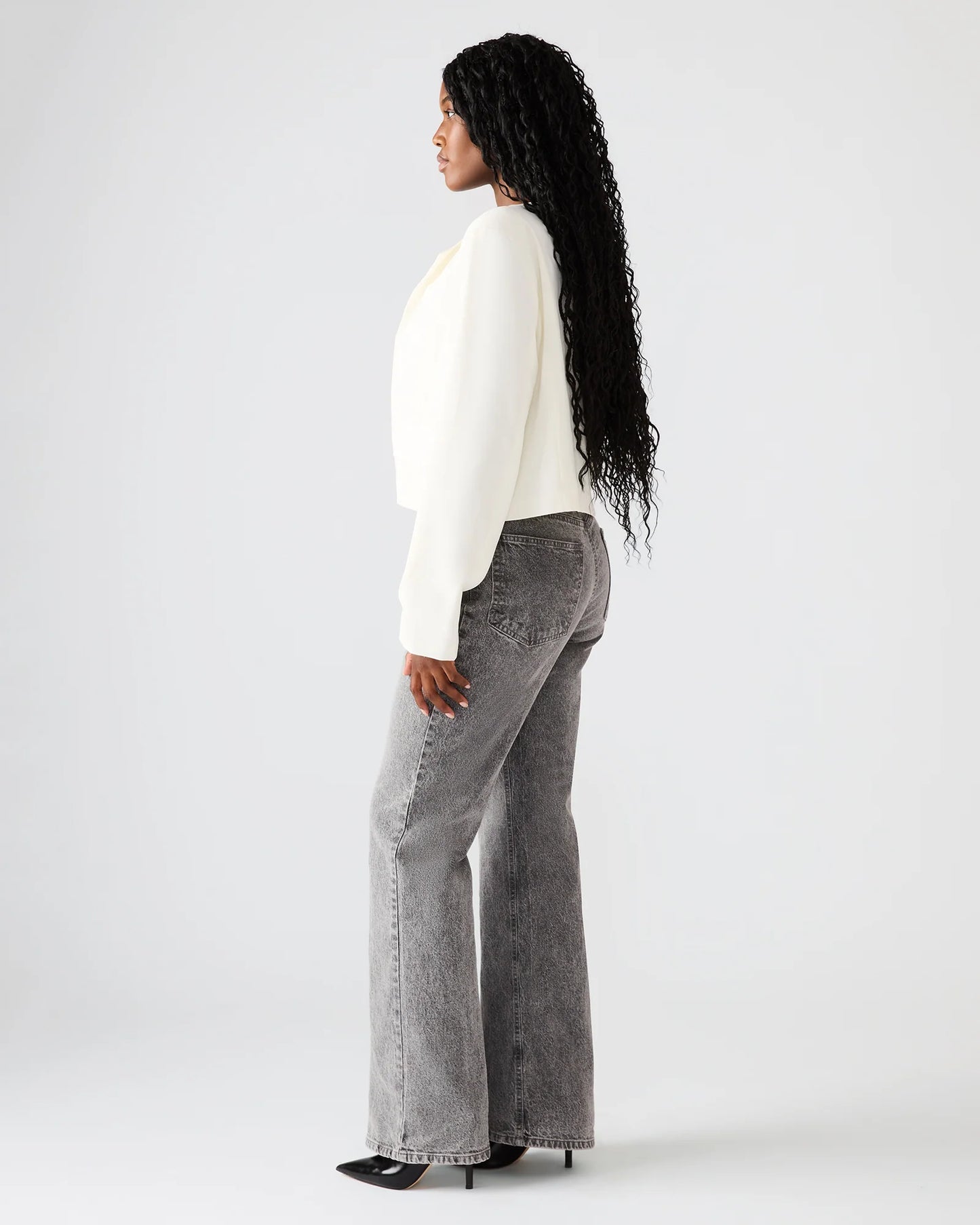 Serena Blazer- White