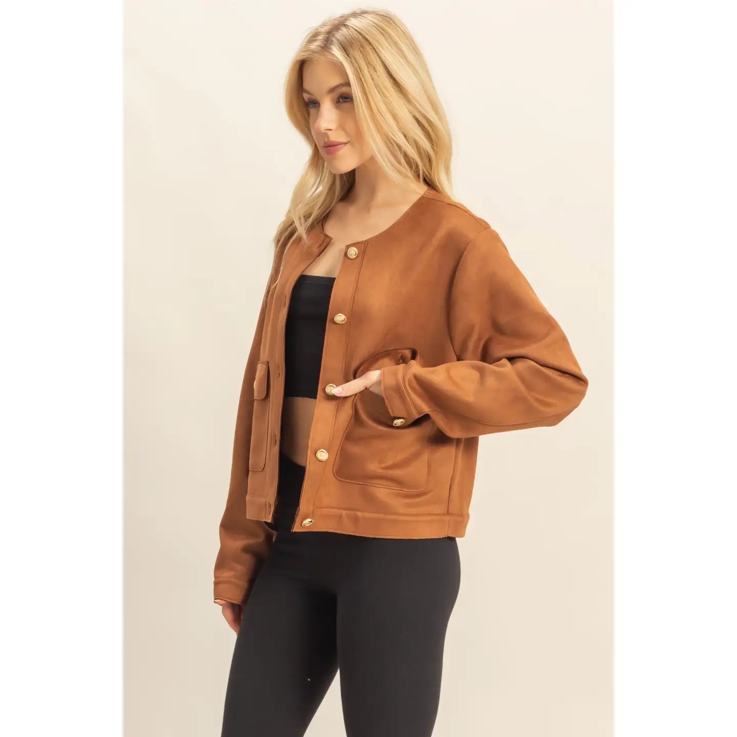 Melissa Suede Jacket