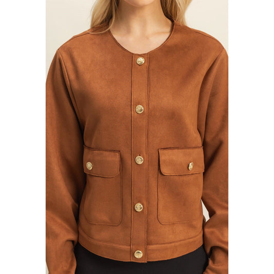 Melissa Suede Jacket