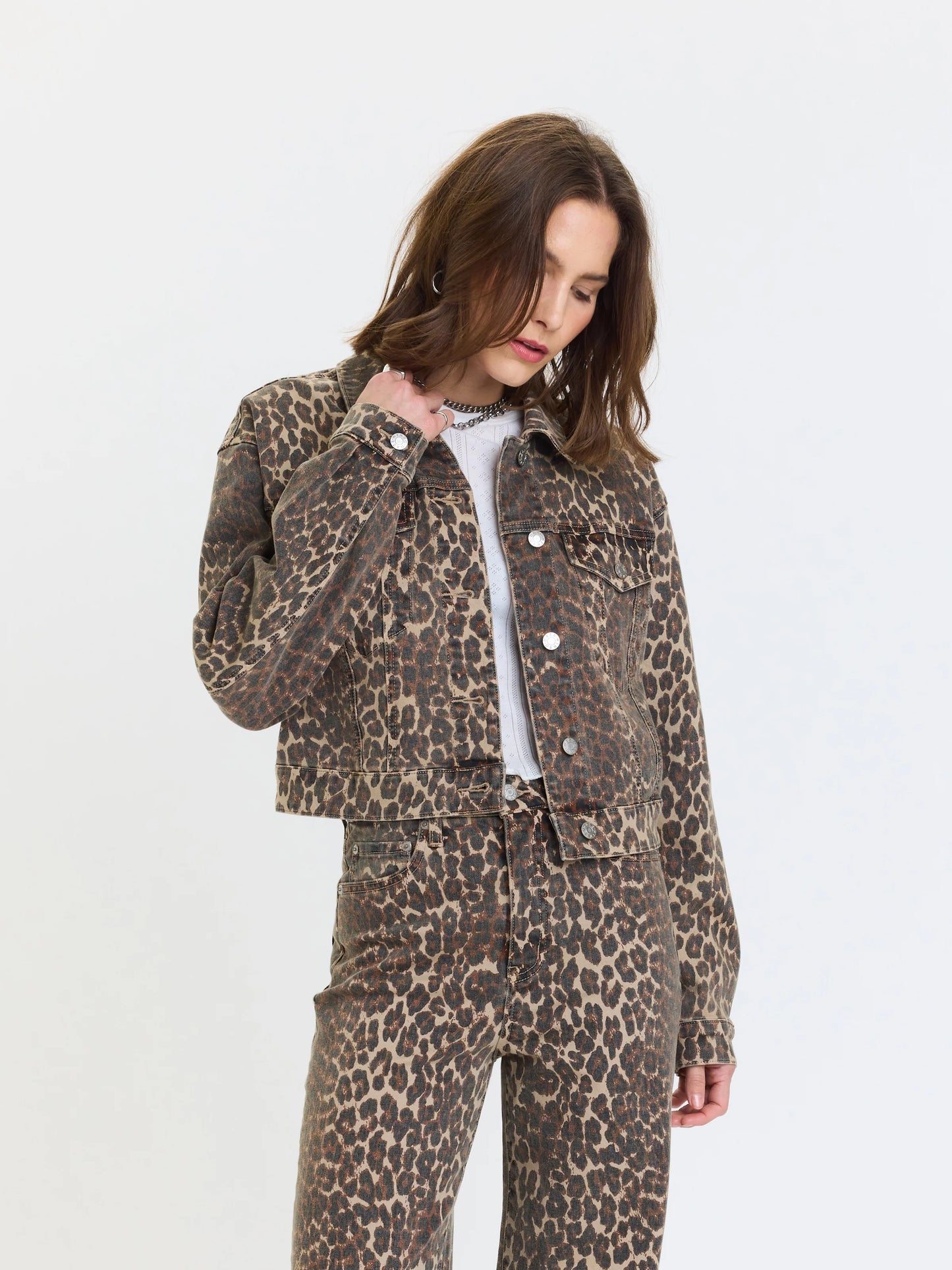 Del Mar Short Jacket in Cool Cat