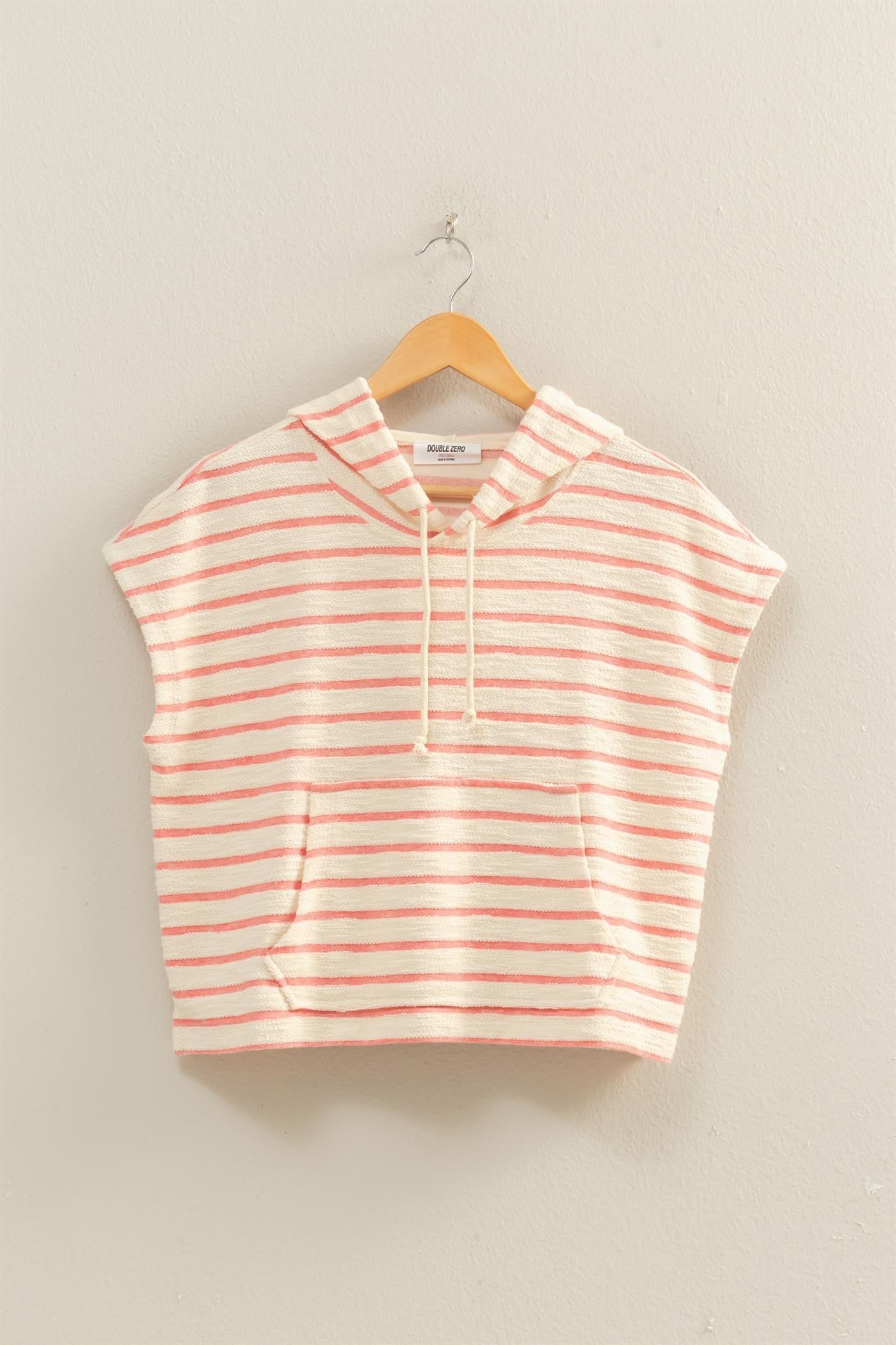 Lori S/S Hoodie- Pink