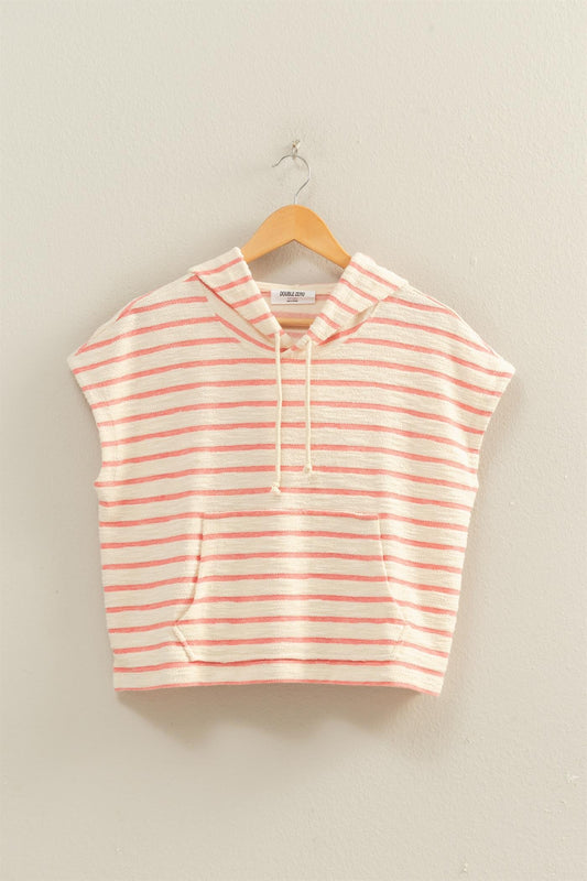 Lori S/S Hoodie- Pink