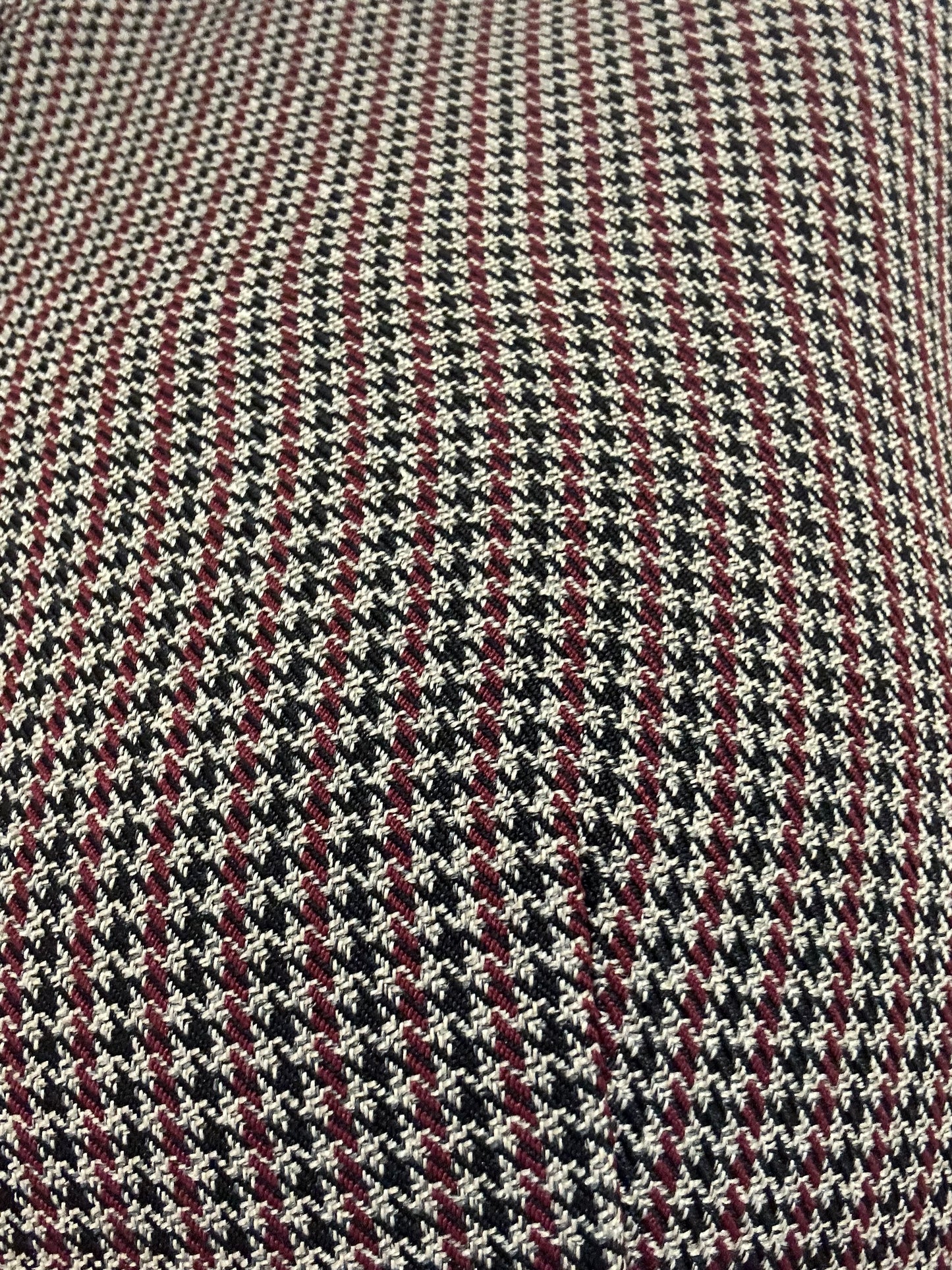 Monica Plaid Vest Wine