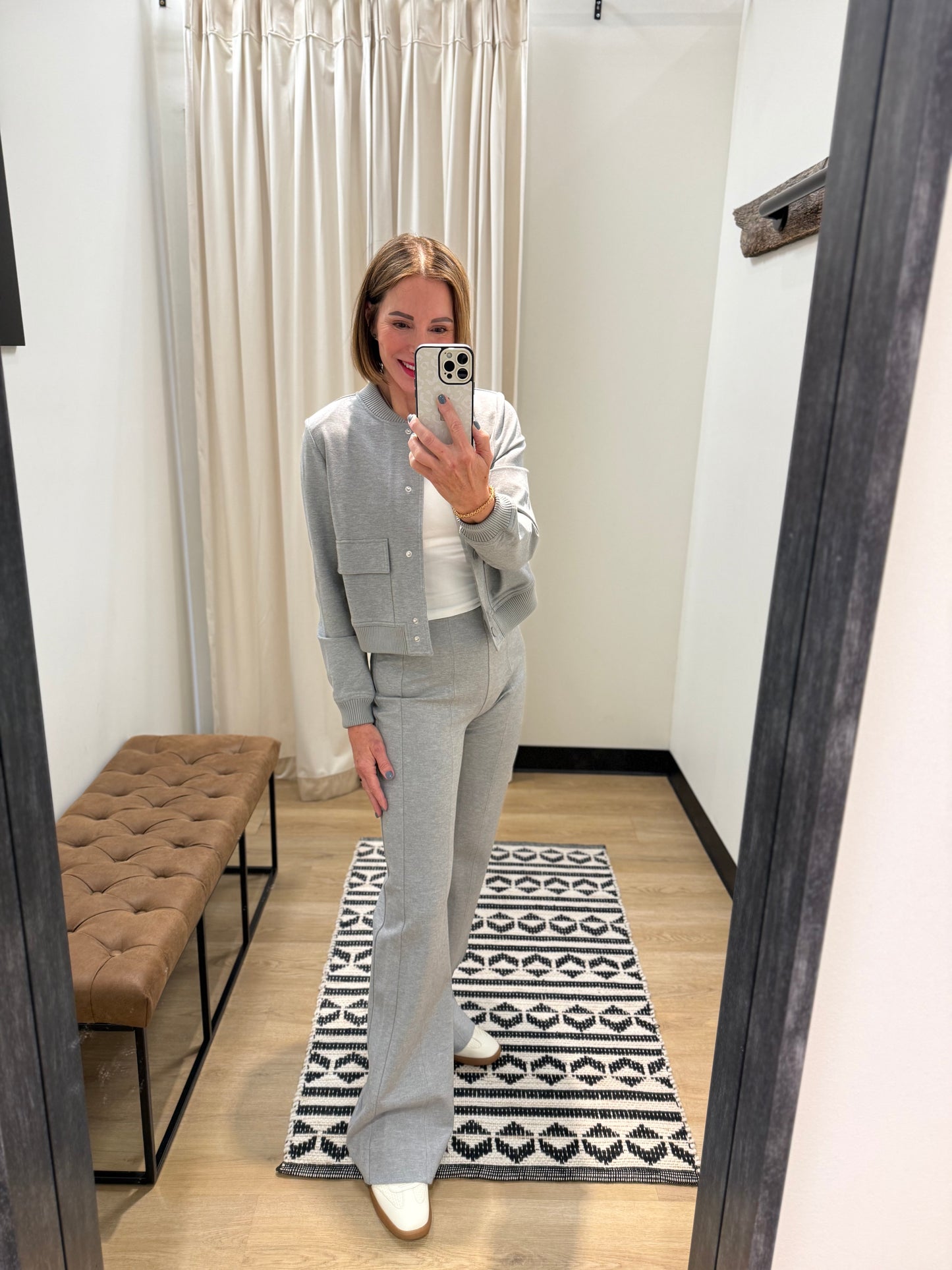 Becca Bomber Jacket Grey
