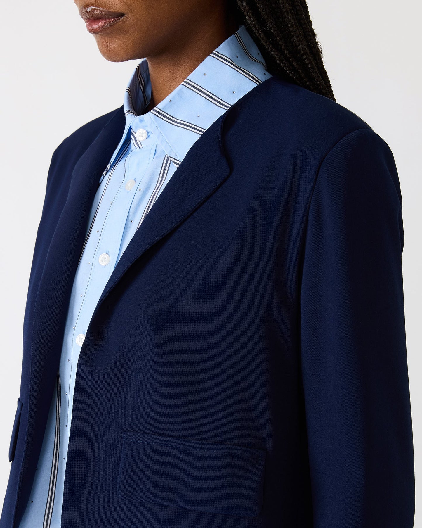 Serena Blazer- Marine
