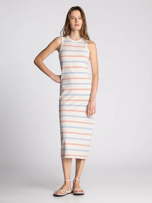 Walter Dress- Misty Blue & Pink