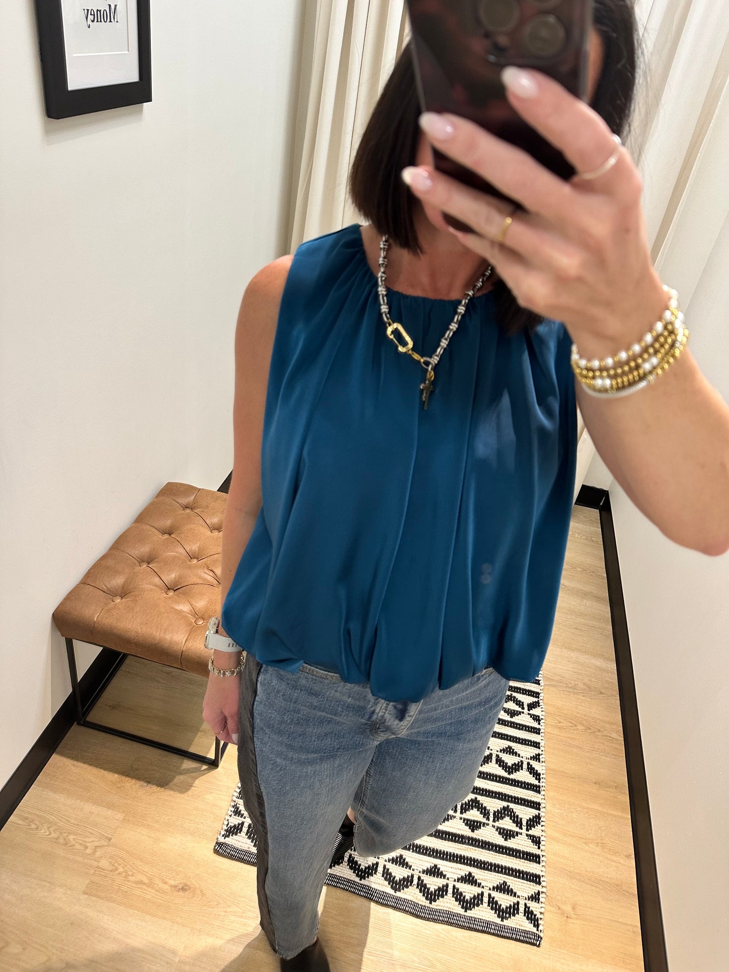 Lizbeth Bubble Hem Top