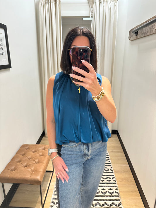 Lizbeth Bubble Hem Top