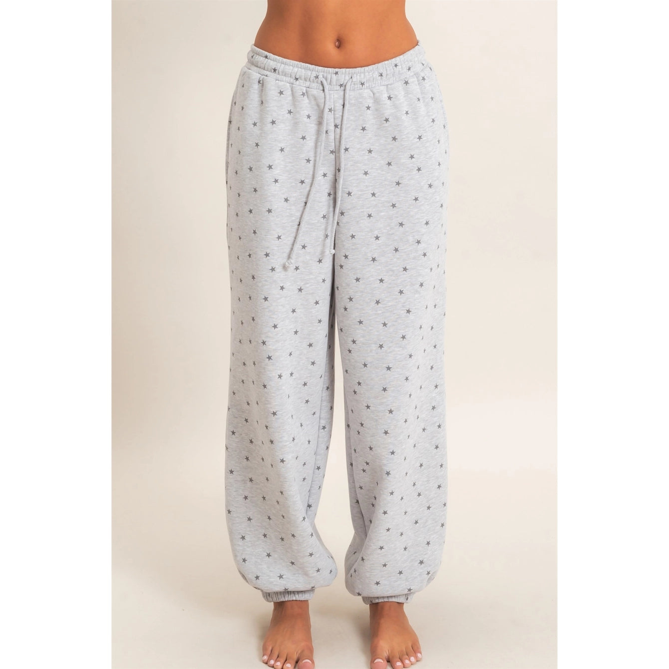 Star Print Joggers