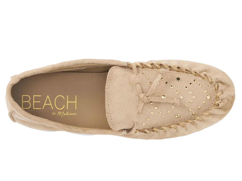 Sebastian Stud Moccasin Flat