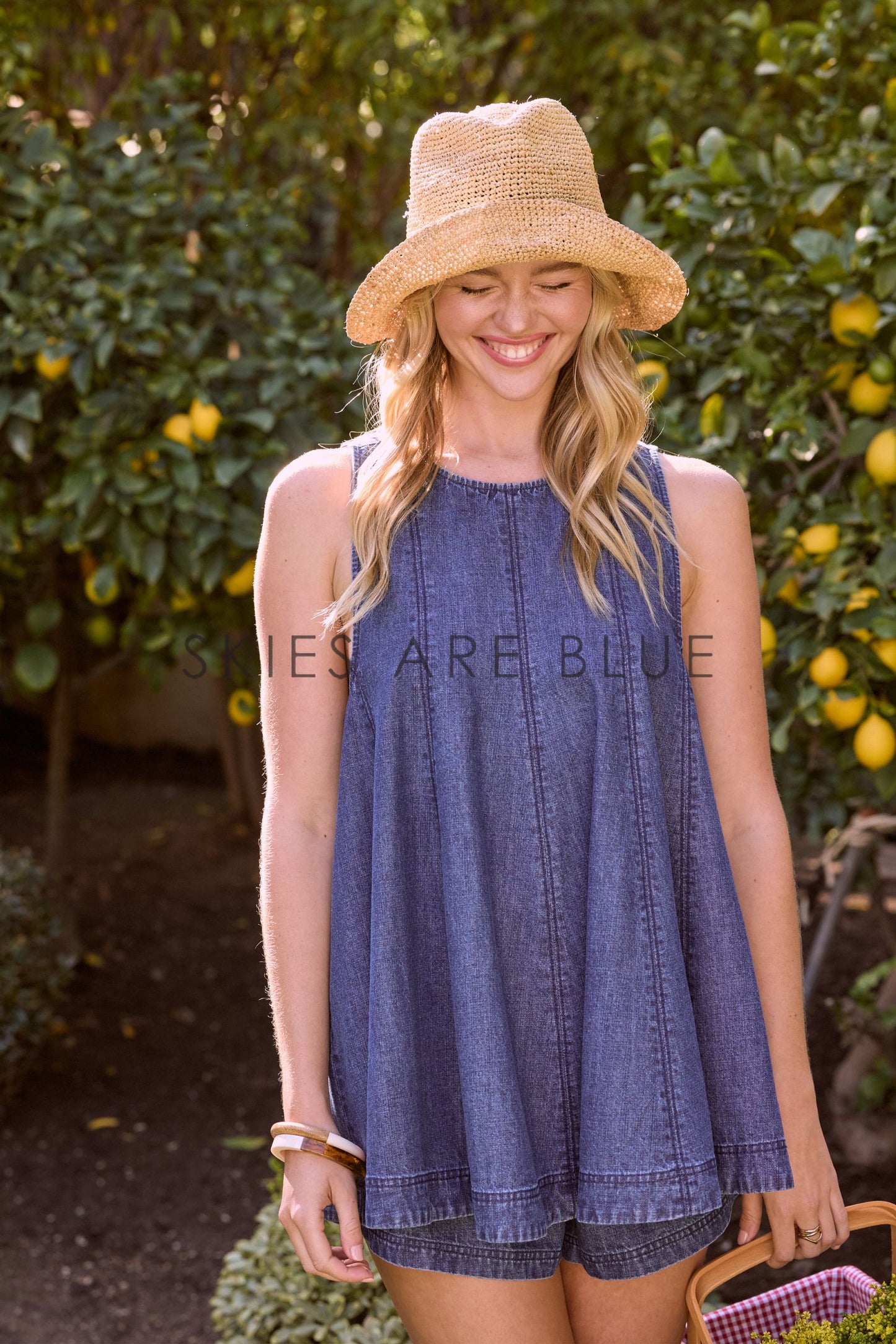 Aubri Denim Tunic