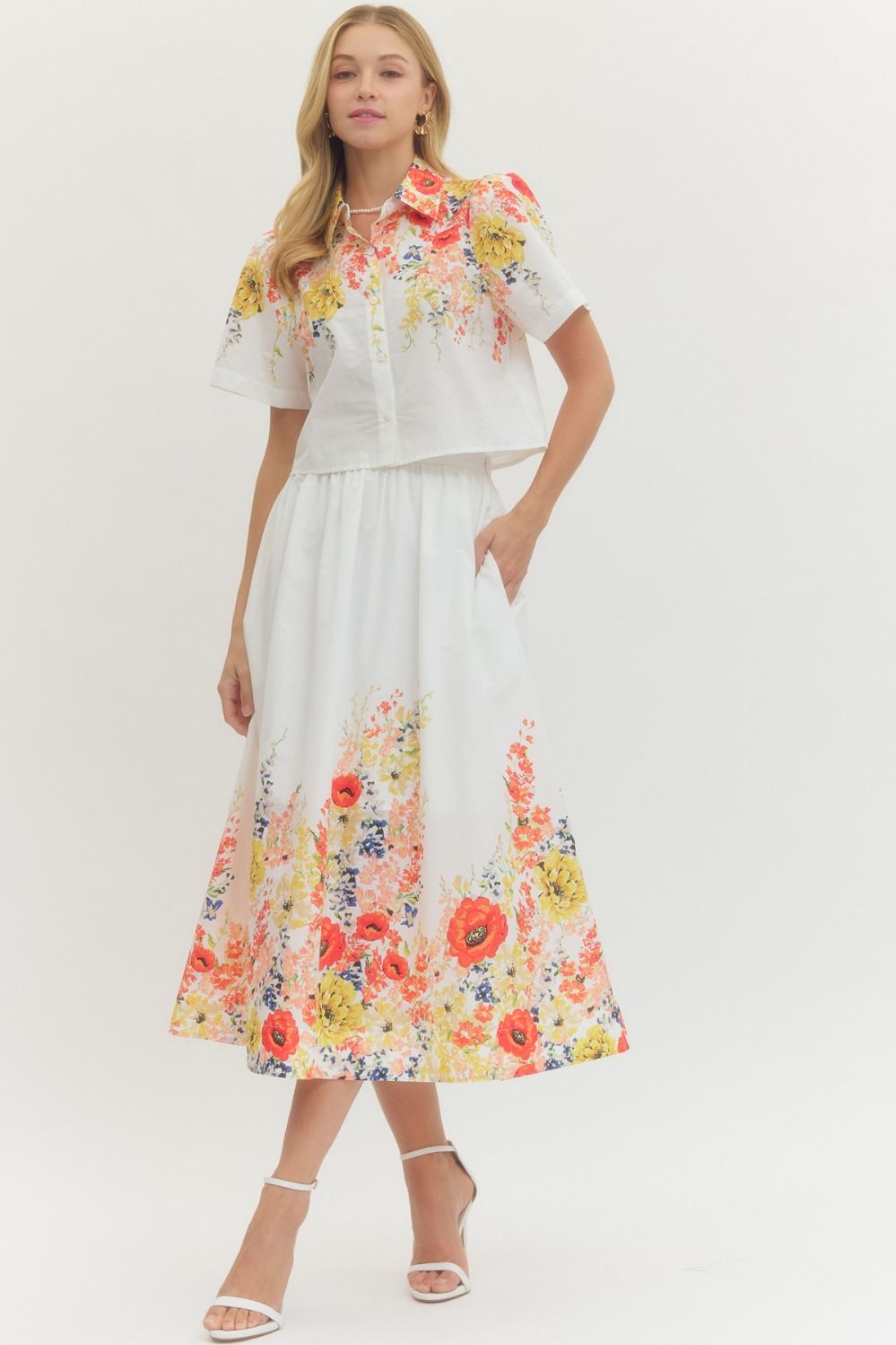 Anna Floral Skirt