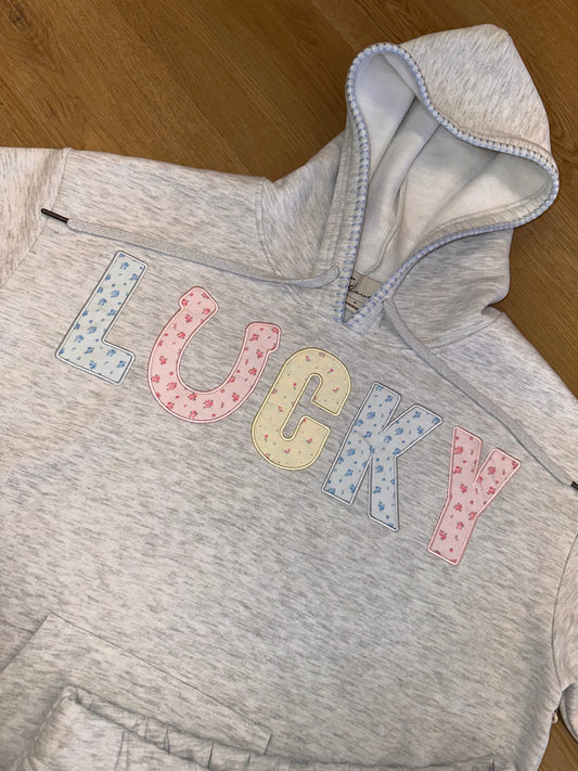 Lucky Appliqué Sweatshirt
