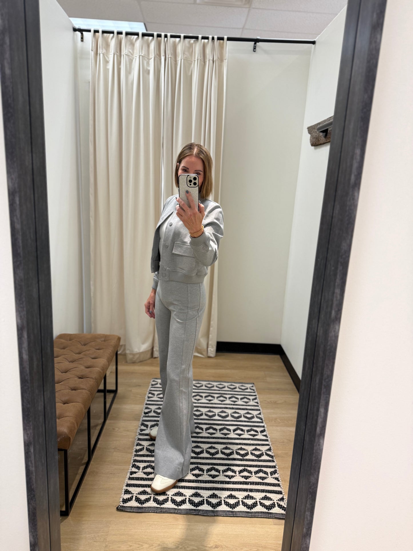 Becca Bomber Jacket Grey
