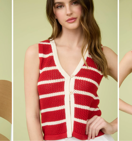 Baylee Striped Vest