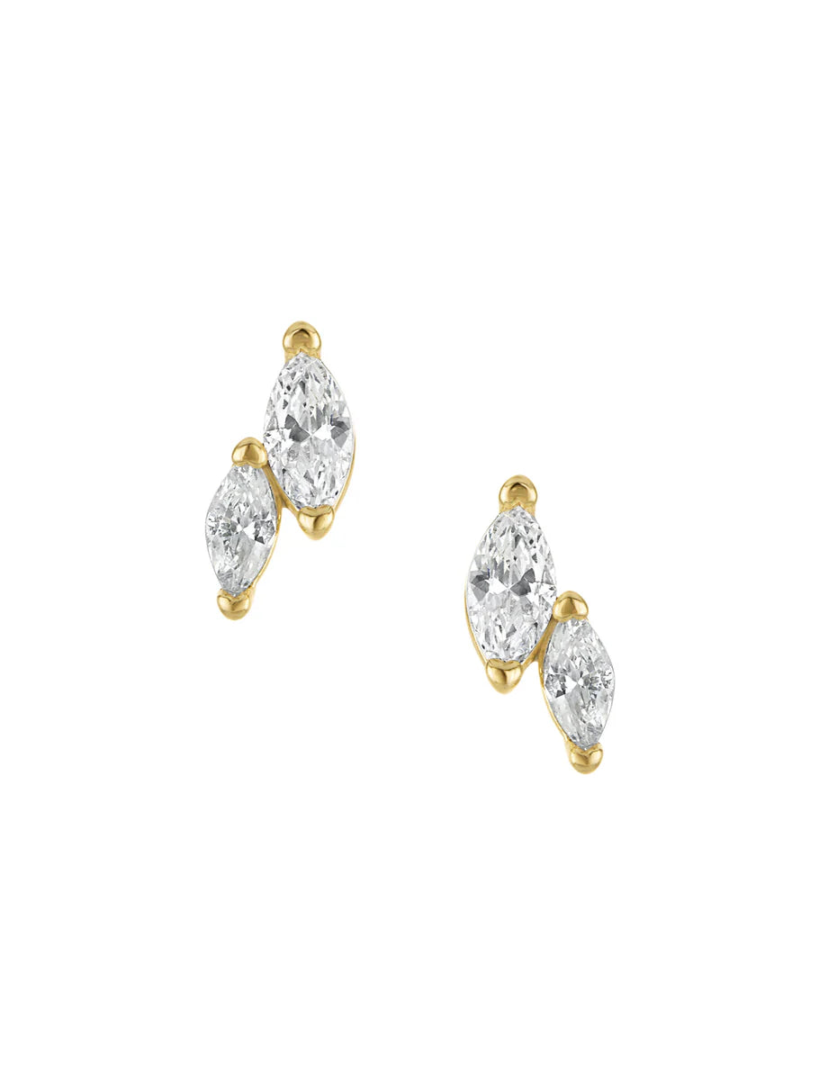 Viola Marquise Stud Earring