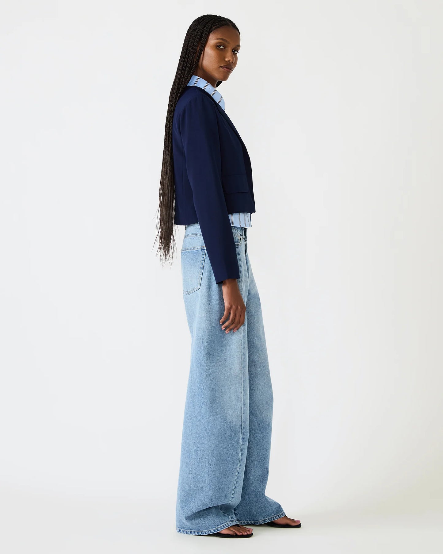 Serena Blazer- Marine