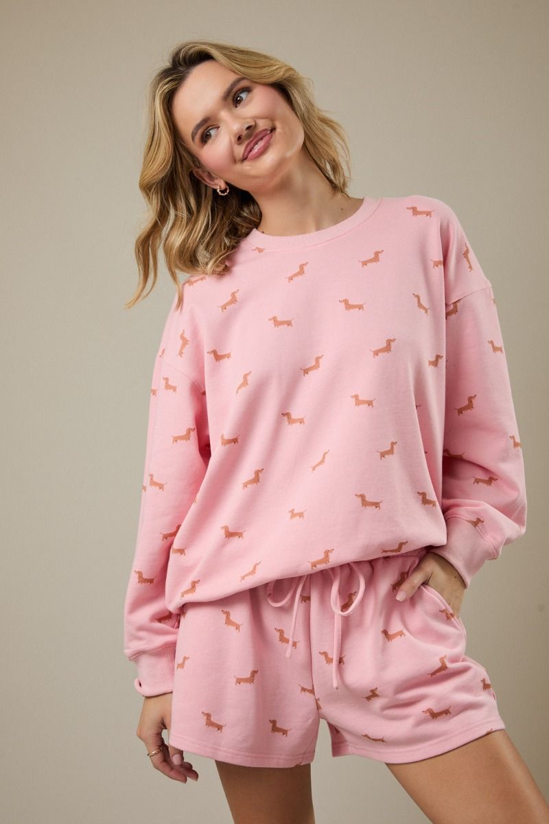 Winnie Sweatshirt- Pink