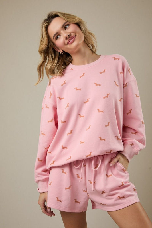Winnie Sweatshirt- Pink