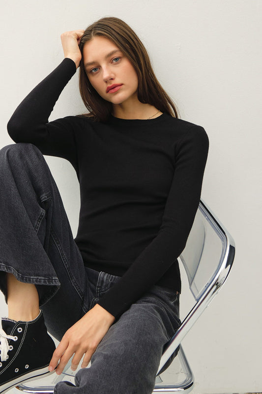 Pearl Pullover- Black
