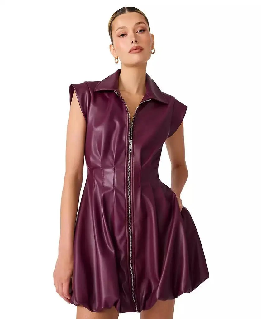 Dyanne Dress- Deep Fig