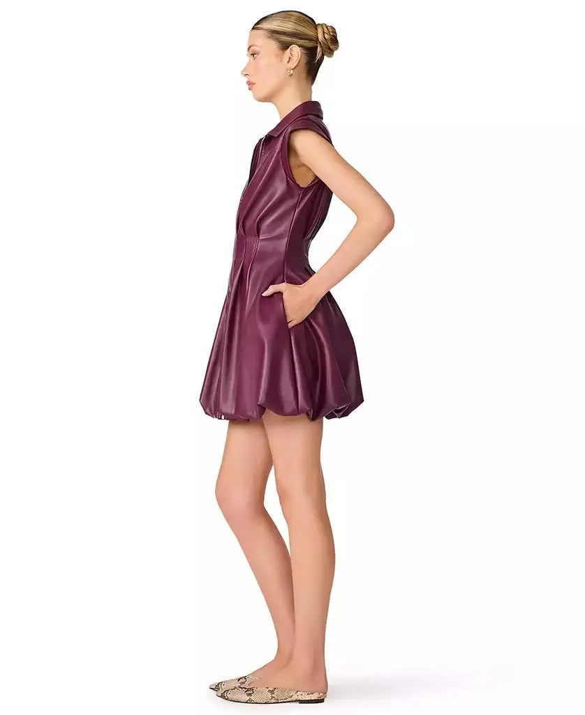 Dyanne Dress- Deep Fig
