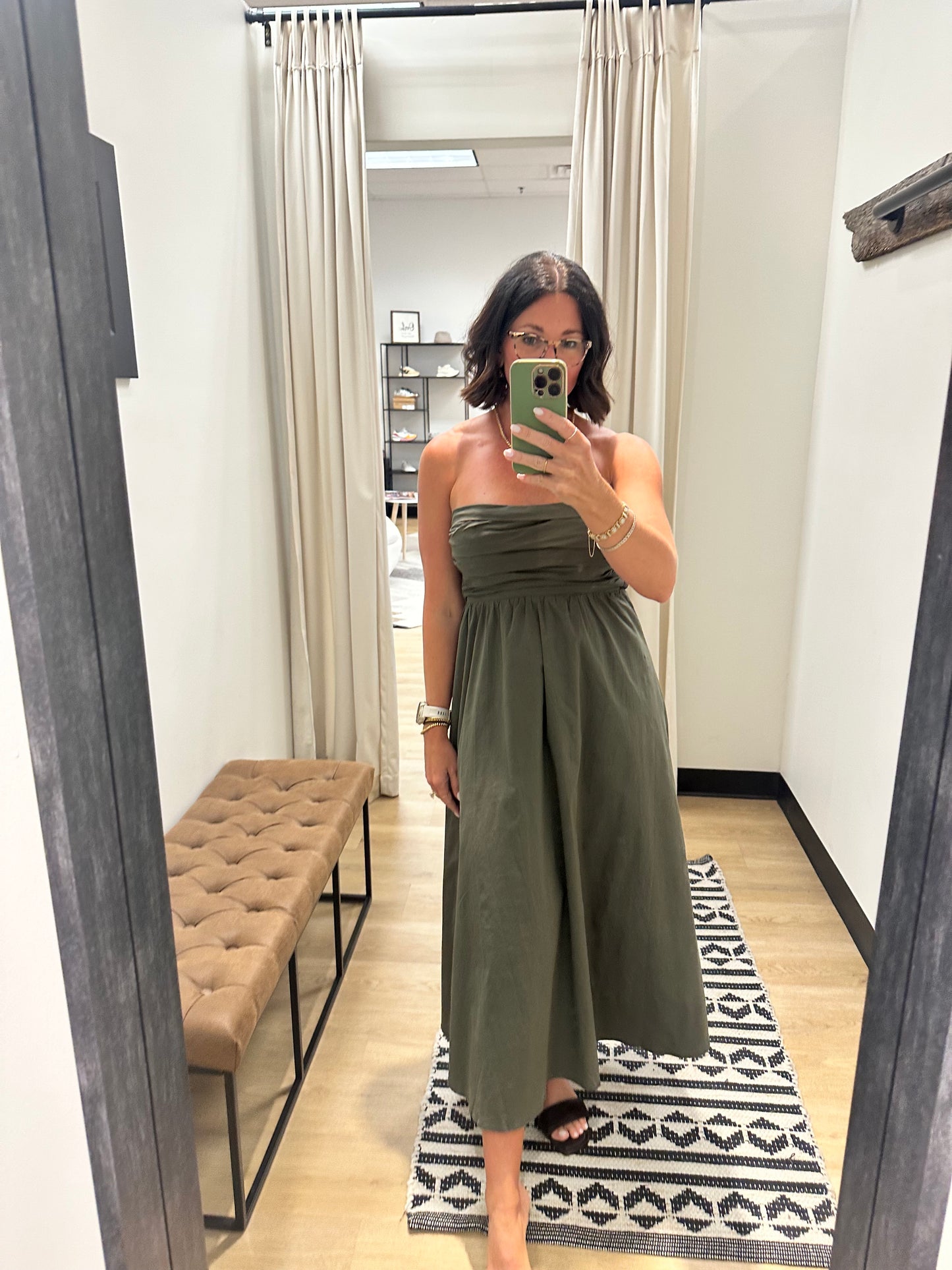 Mallory Tube Maxi- Olive