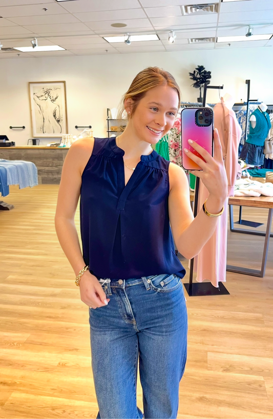 Kara Sleeveless Blouse