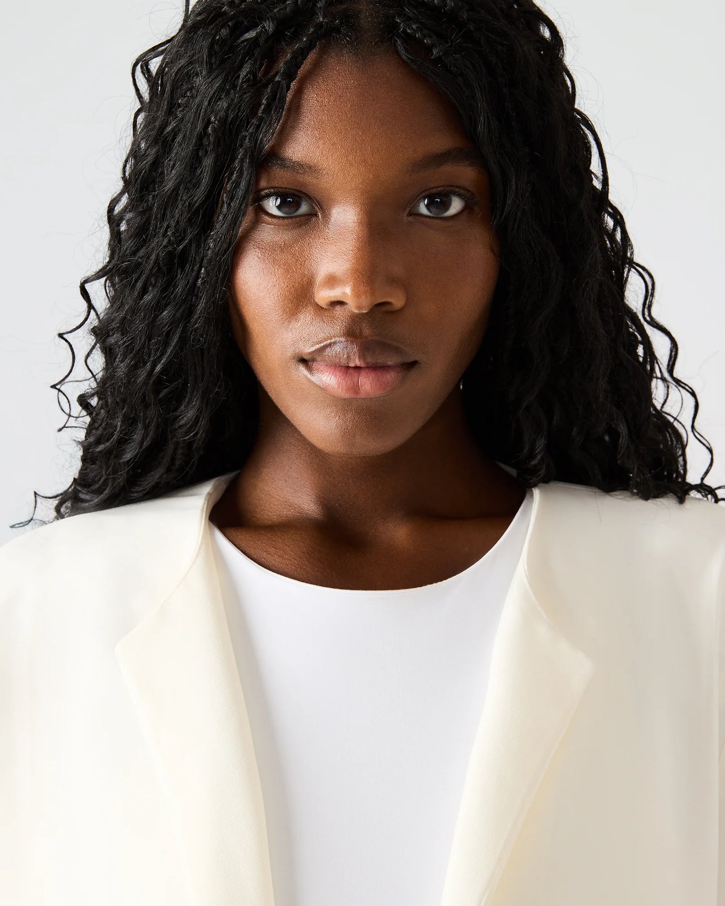 Serena Blazer- White