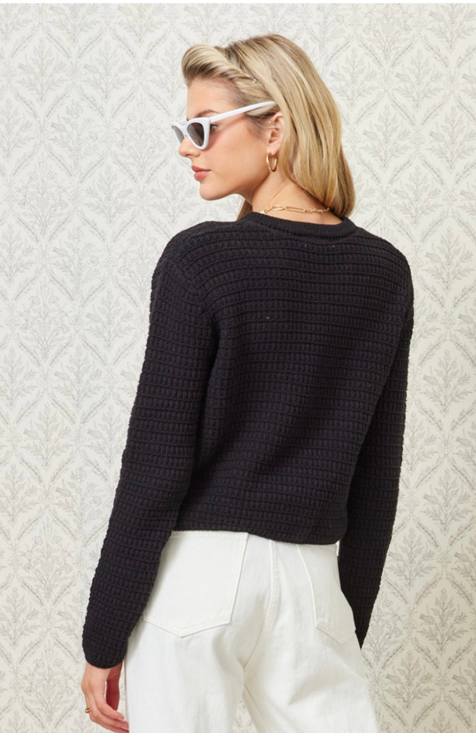 Penelope Textured Sweater Jacket