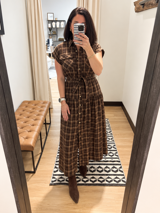 Chesney Plaid Dress