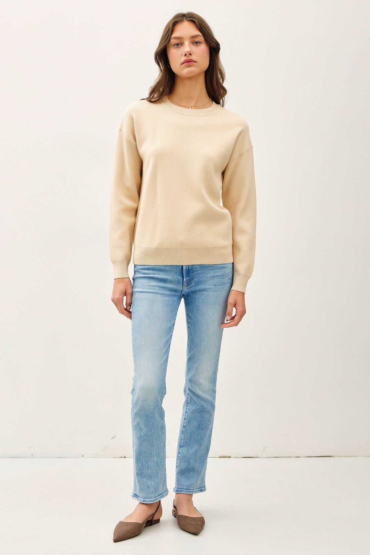 Logen Sweater- Beige