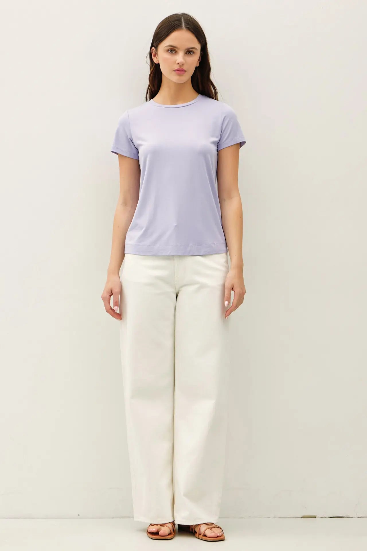 Skye Bamboo Tee- Periwinkle