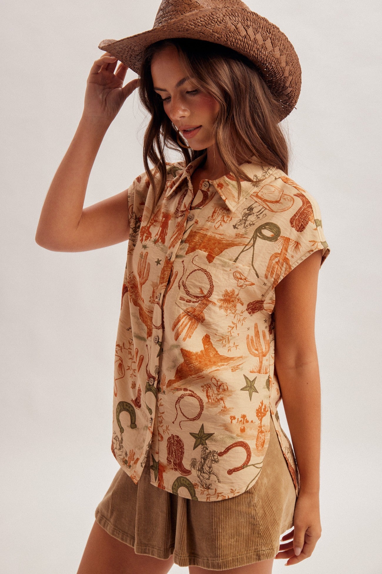 Gretchen Western Top