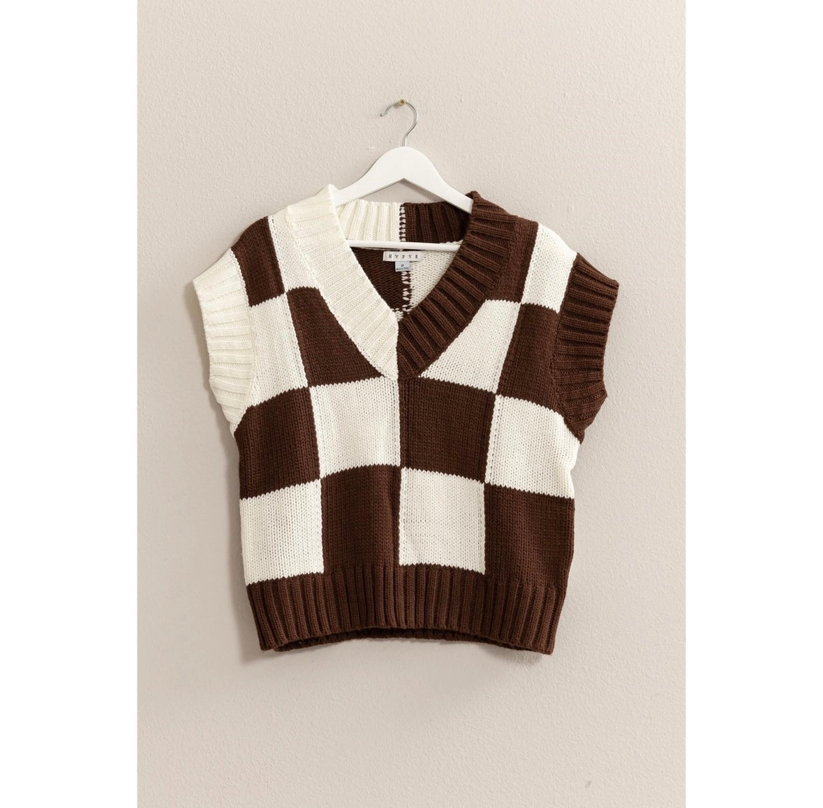 Riley Check Sweater