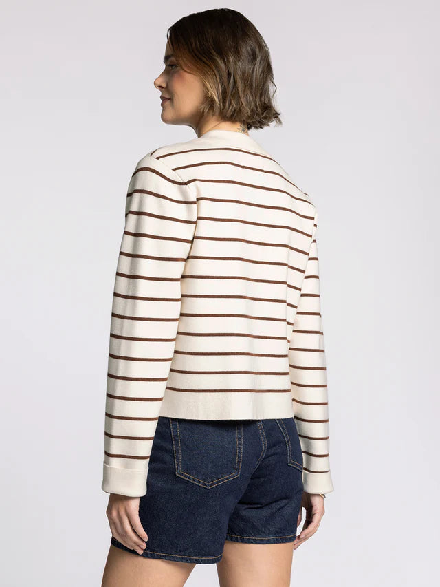 Clyde Jacket/Cardigan- Brown