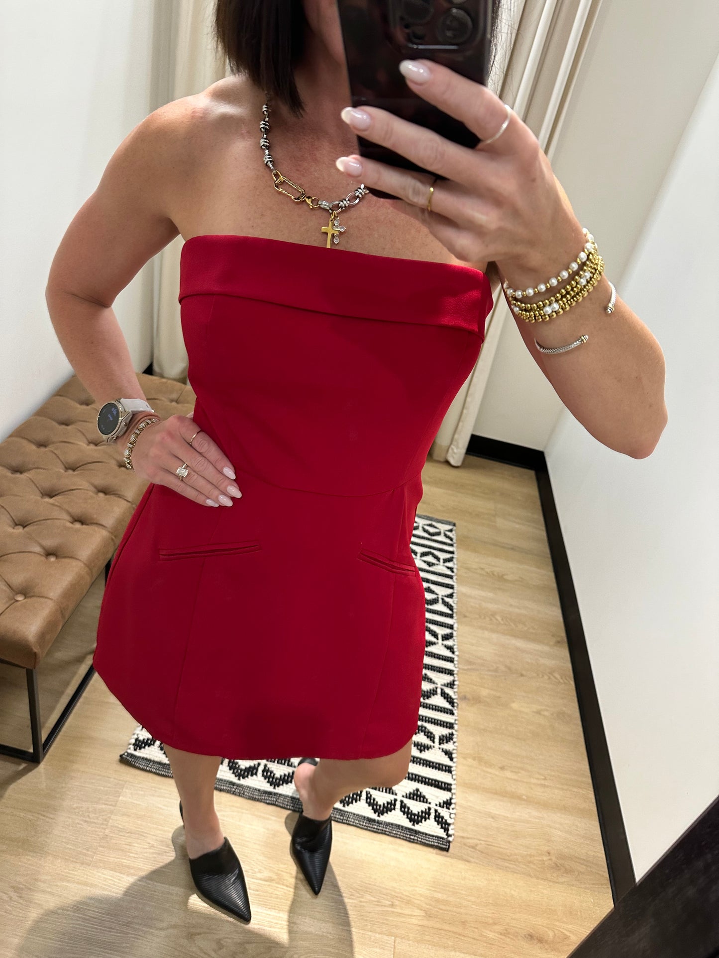 Naya Strapless Mini Dress