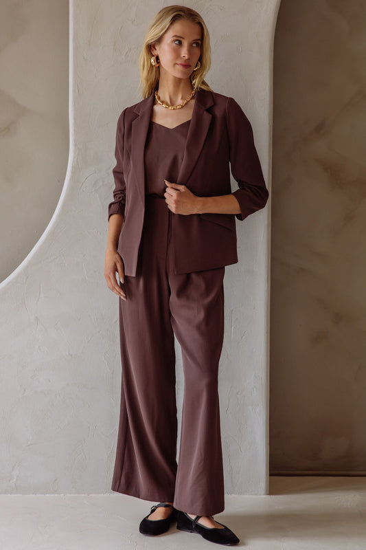Leyla Blazer Espresso