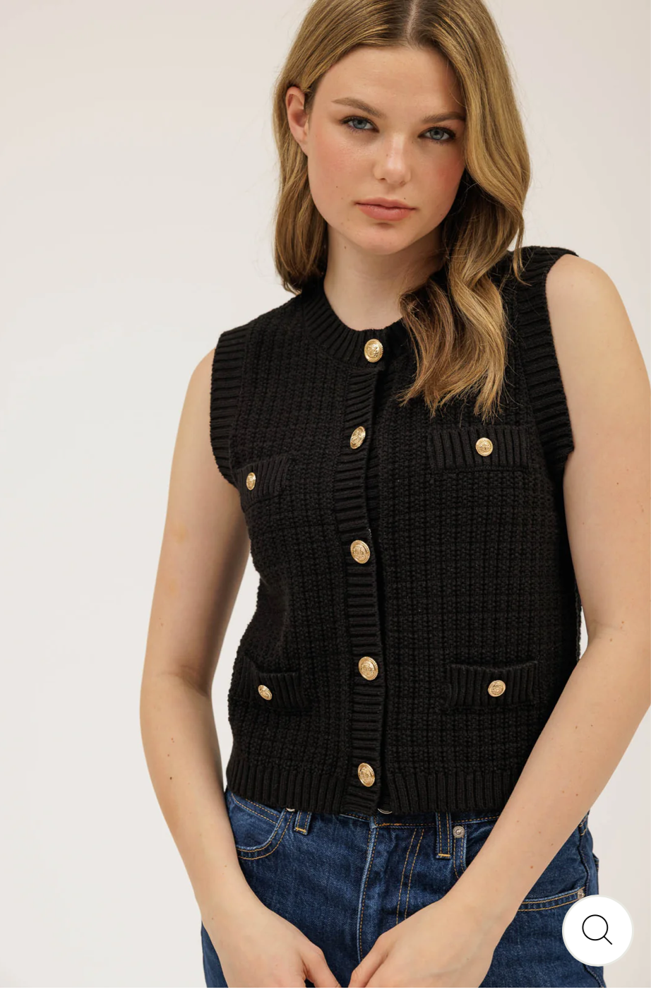 Skyler Sleeveless Cardigan