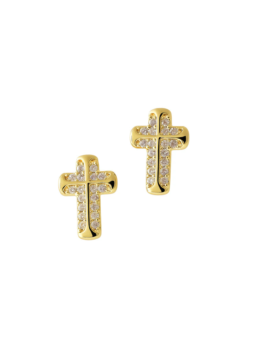 Noah Cross Stud Earring