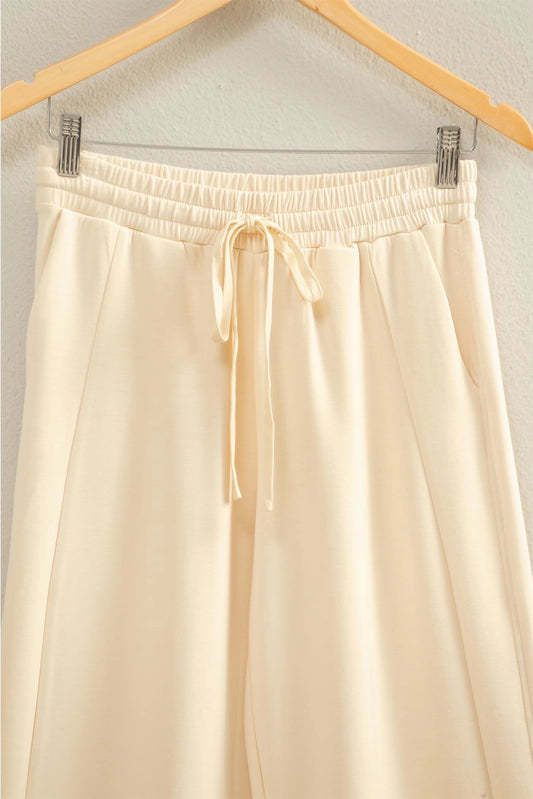 Elliott Scuba High Waist Pant- Alpaca