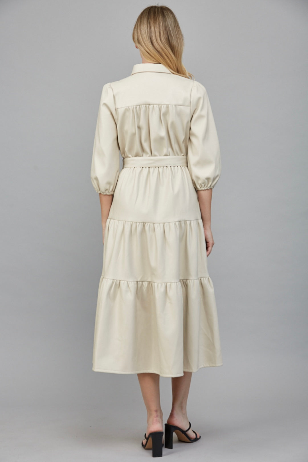 Milena Midi Dress- Ecru