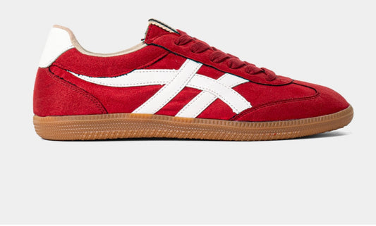 Sasha Red Suede