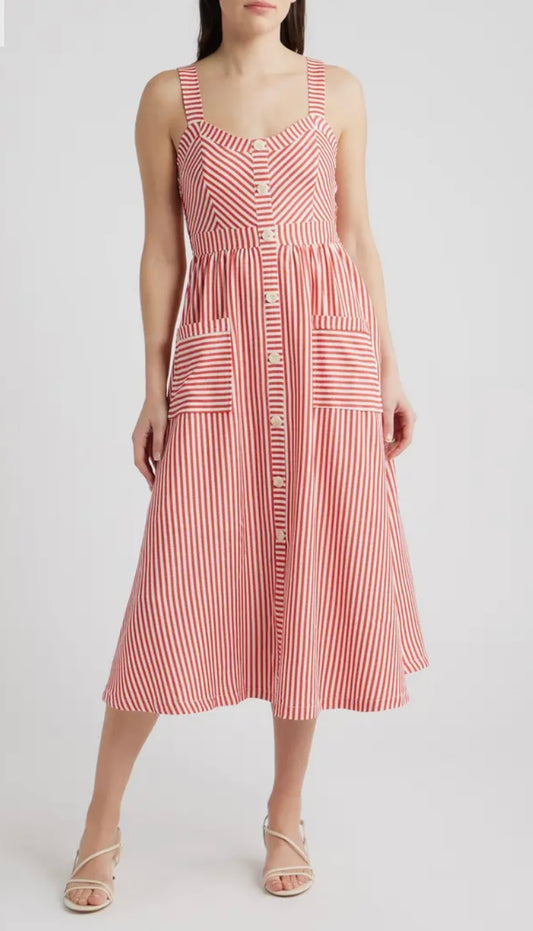Scottie Striped Sundress