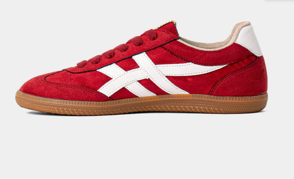 Sasha Red Suede