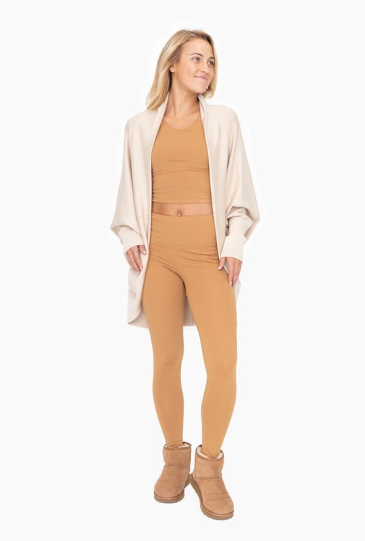 Connie Cocoon Cardigan- Natural