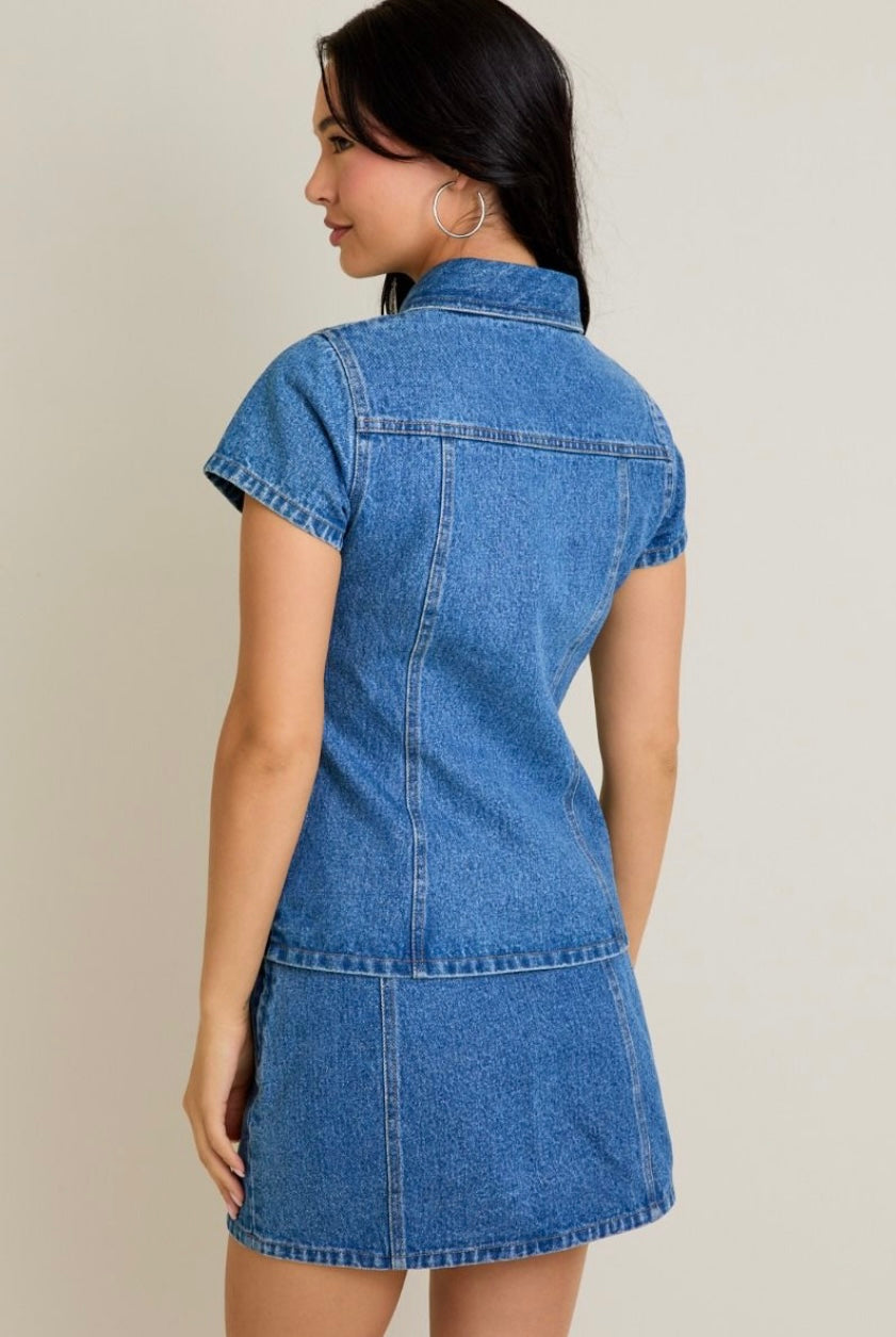 Wiley Denim Top