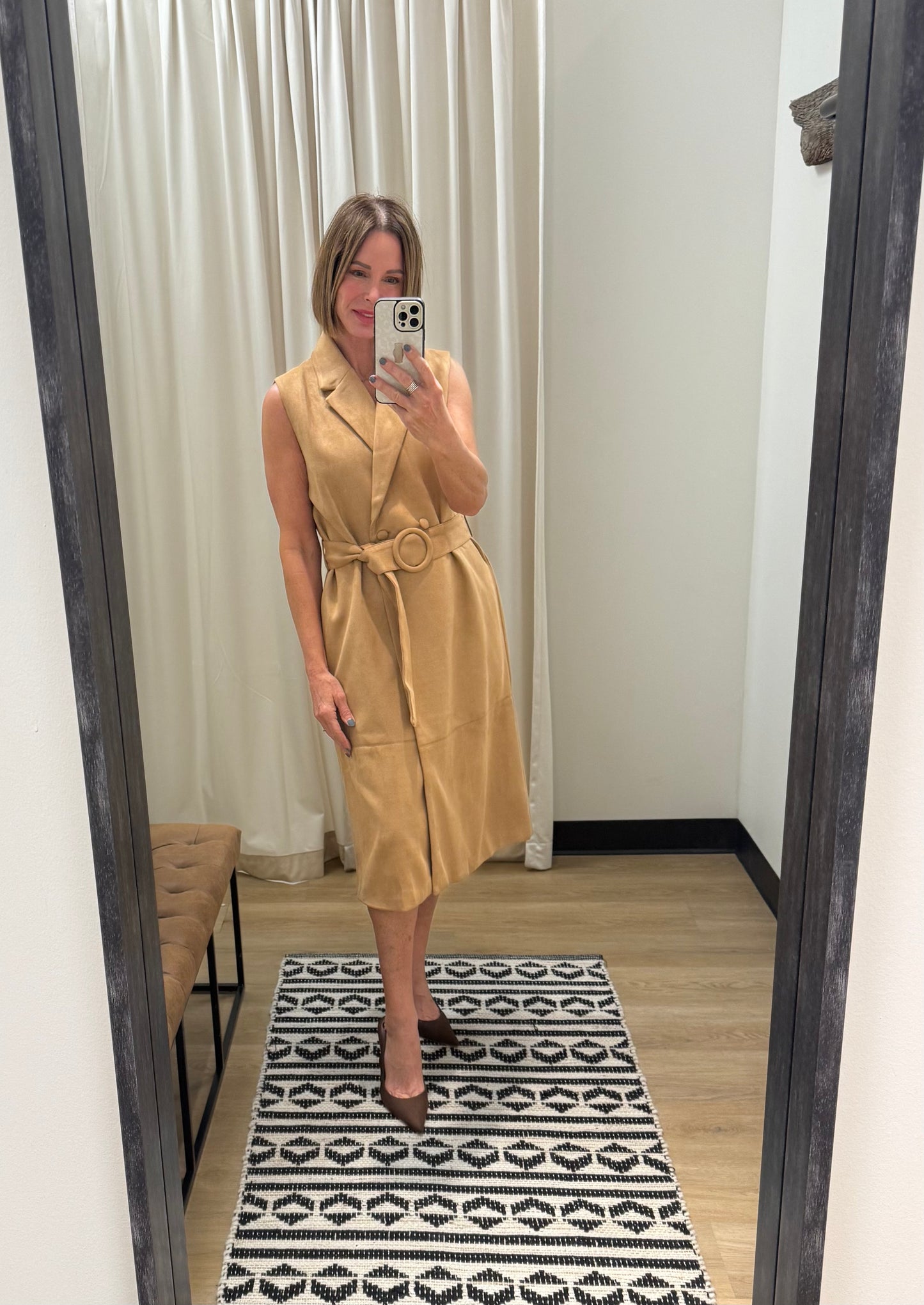 Brielle Faux Suede Vest