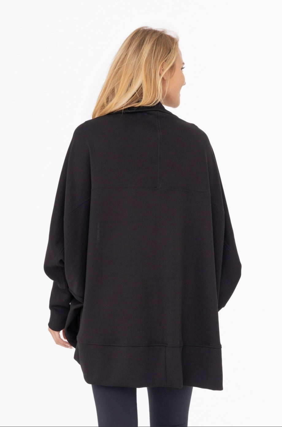 Connie Cocoon Cardigan- Black