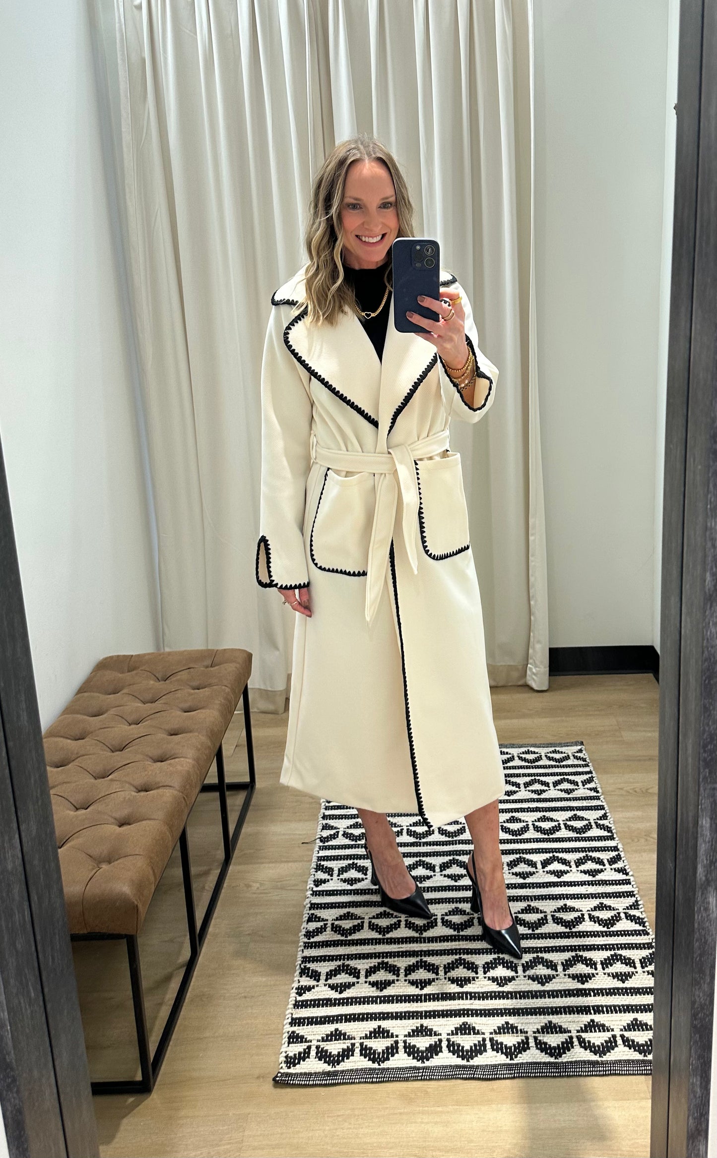 Adele Cream Coat
